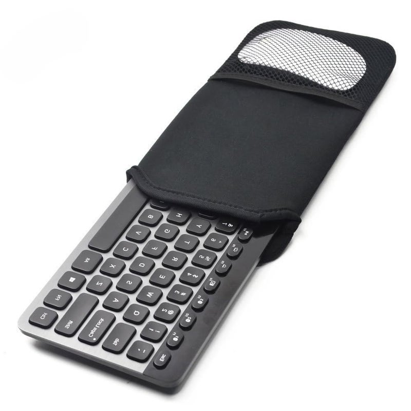 Wanty حافظة واقية من النيوبرين لحمل حقيبة أبل اللاسلكية Bluetooth Keyboard MC184LL/B MC184CH و MLA22LL/A و Logitech Easy-Switch K810 / K811 - Image 1